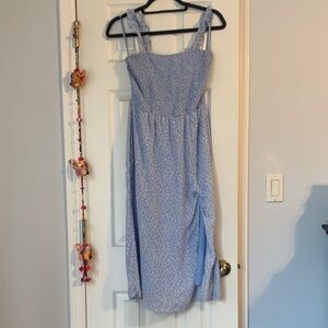 Abercrombie & Fitch Light Blue Midi Dress